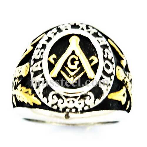 FSR20W57G master mason freemason ring - Click Image to Close